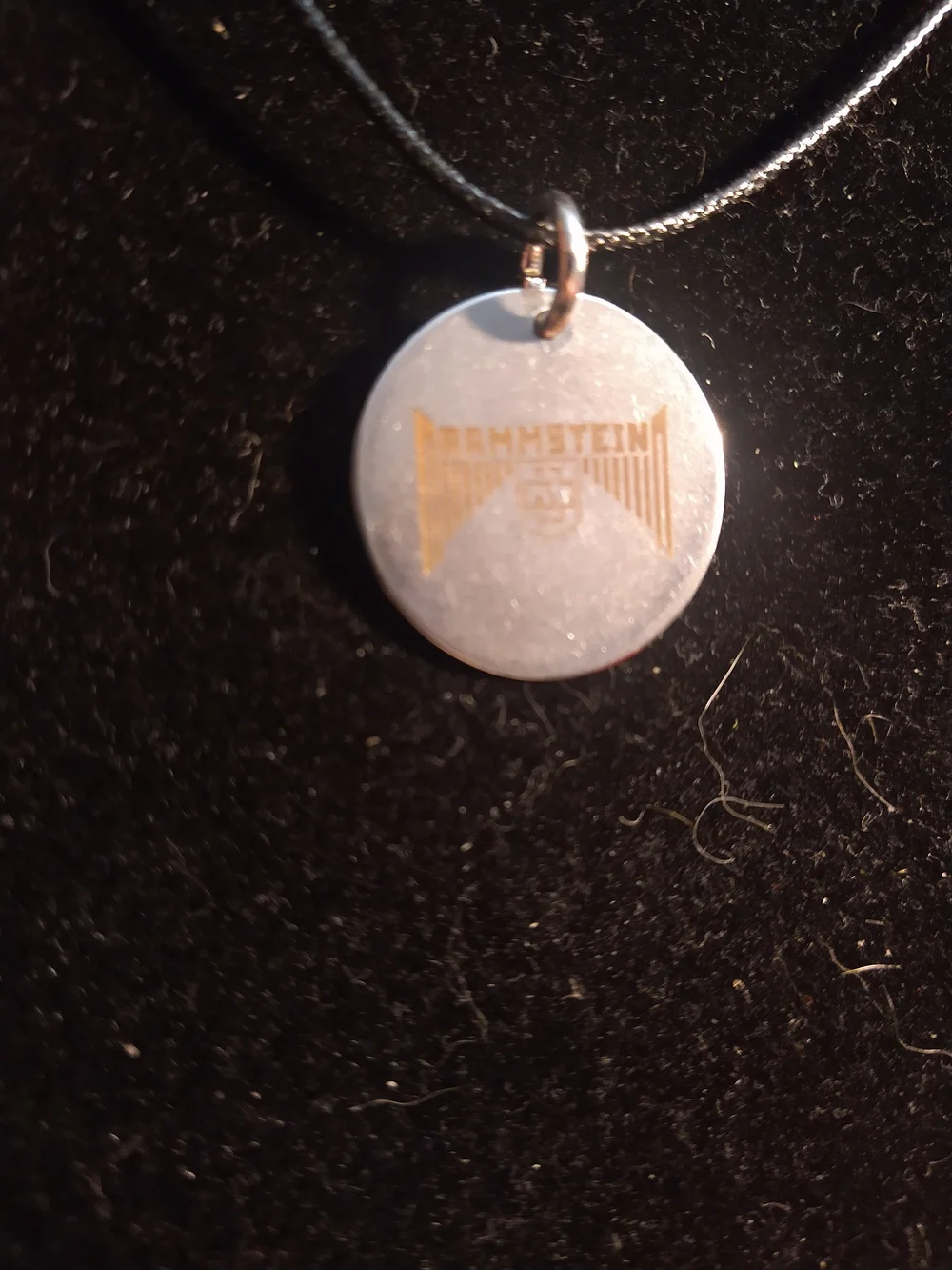 Rammstein Band Logo Pendant Necklace - Stainless Steel